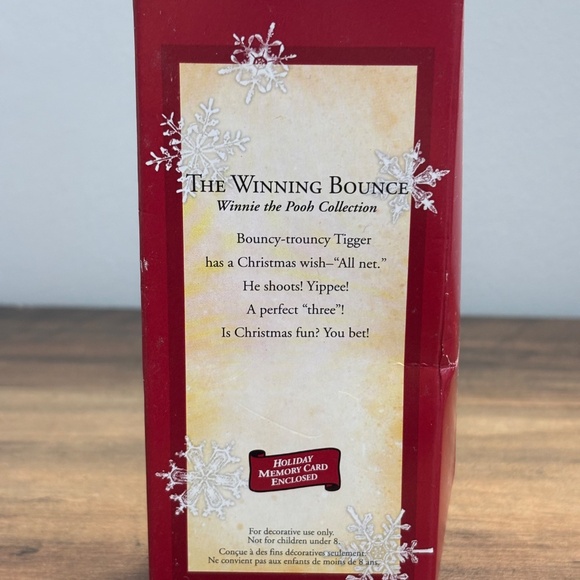 NIB VINTAGE The Winning Bounce TIGGER BASKETBALL Hallmark Ornament Winnie 2004 - Picture 4 of 10